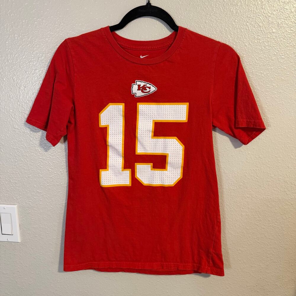 Kansas City 15 Mahomes Nike T-Shirt Youth Large